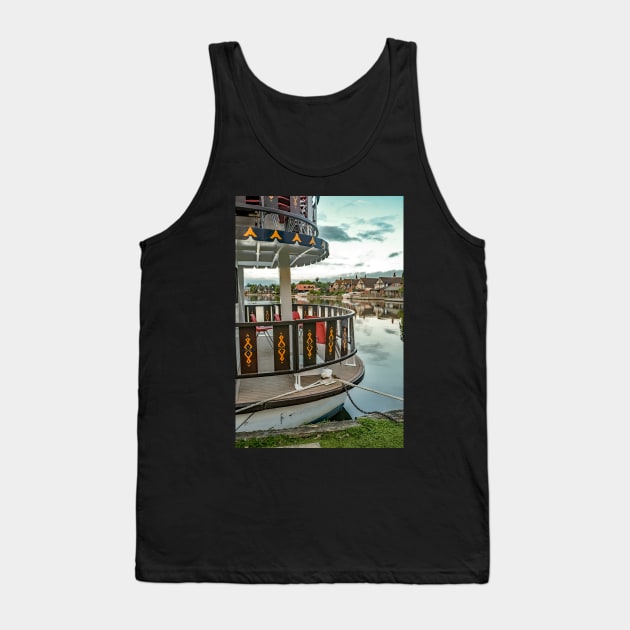 Boat on the River Bure in Horning, Norfolk Tank Top by yackers1